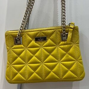 Yellow Kate spade cross body purse